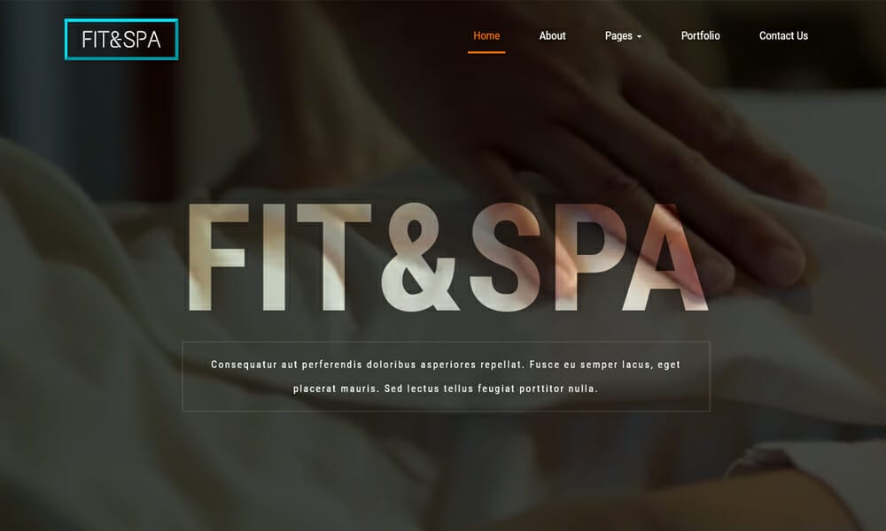 Fit and Spa Responsive Web Template