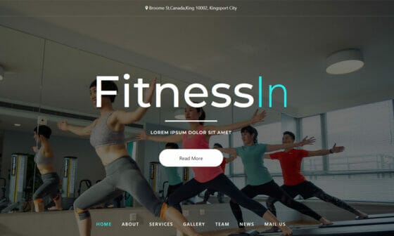 20+ Best Free Fitness HTML Templates » CSS Author