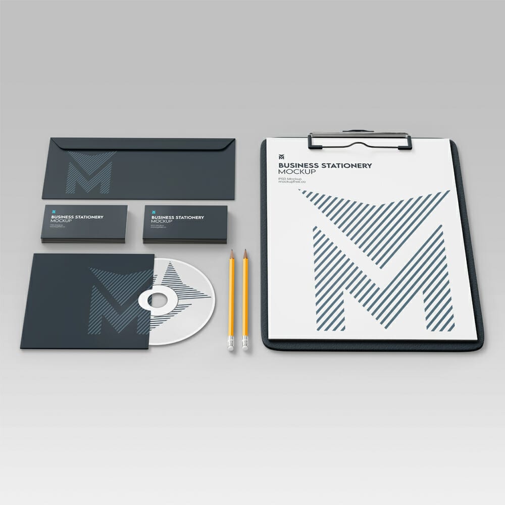 Free Business Stationery Mockup