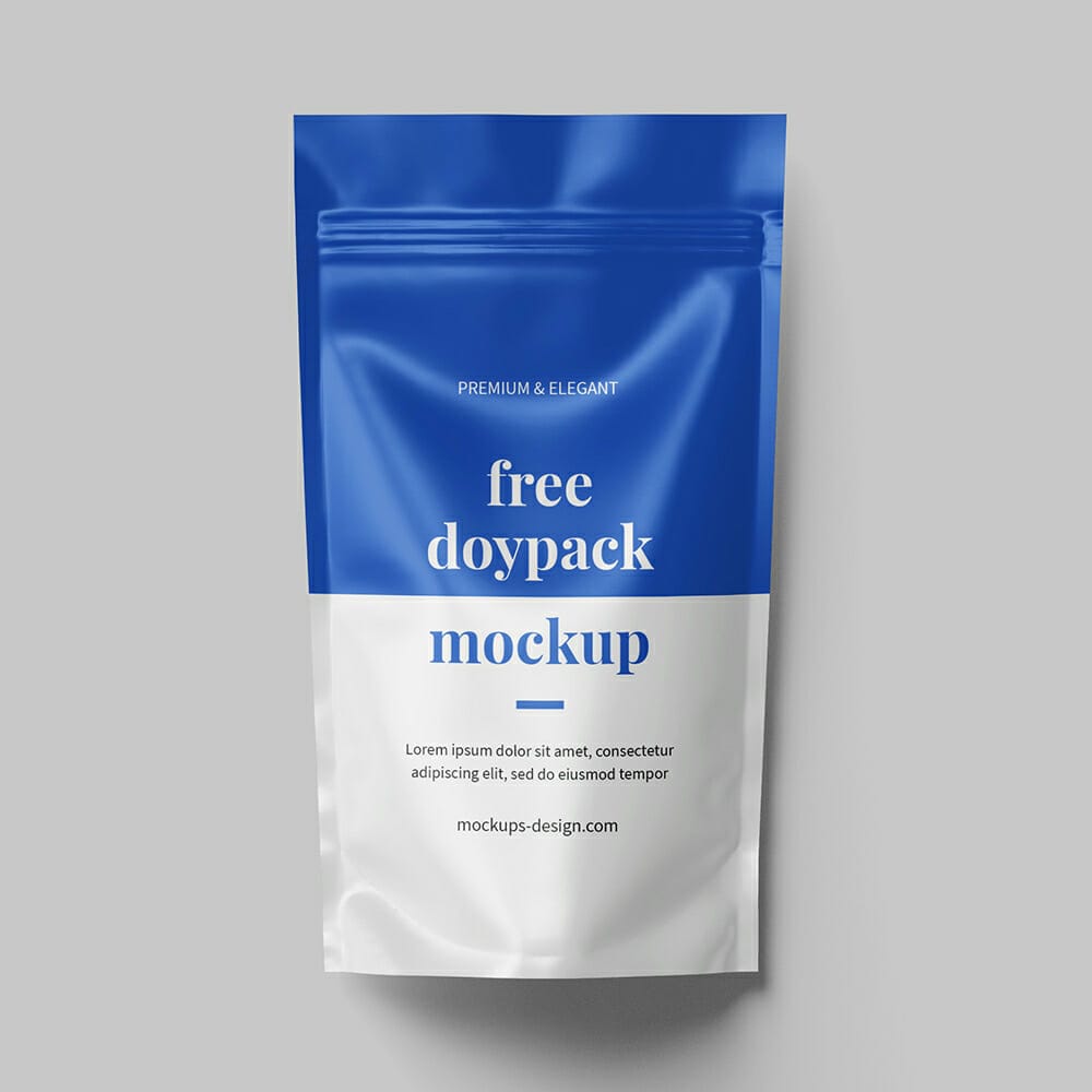 Free Doypack Mockup