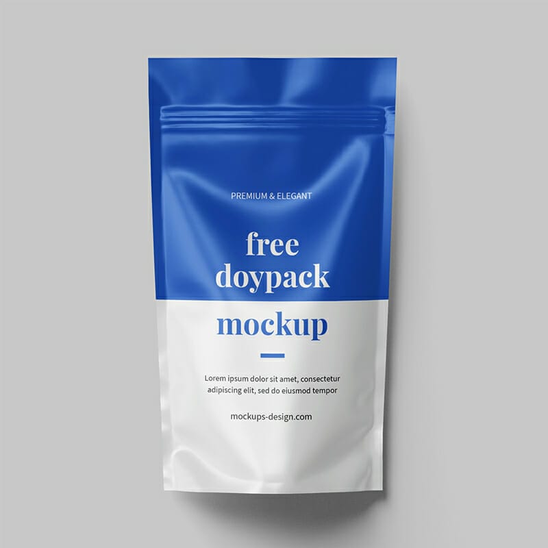 Free Doypack Mockup