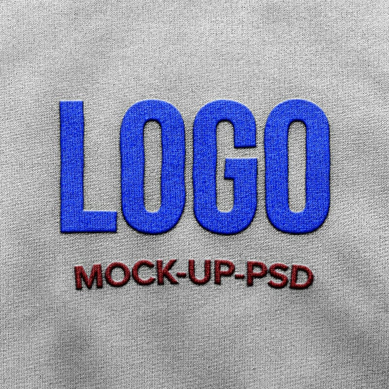 Free Fabric Logo Mockup