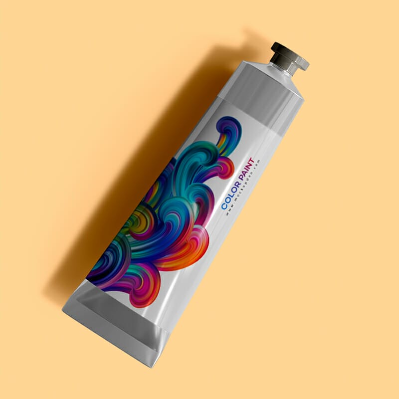 Free Paint Tube Mockup PSD Template