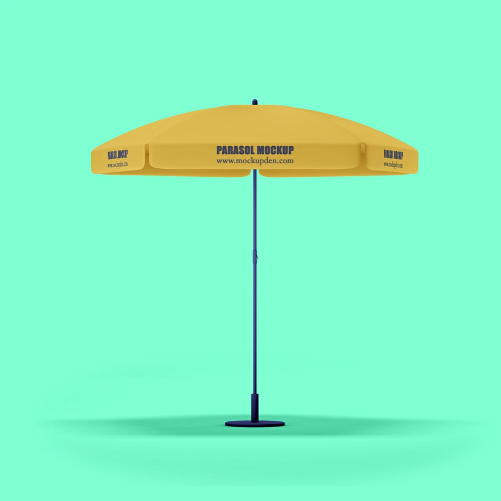 Free Parasol Mockup PSD Template