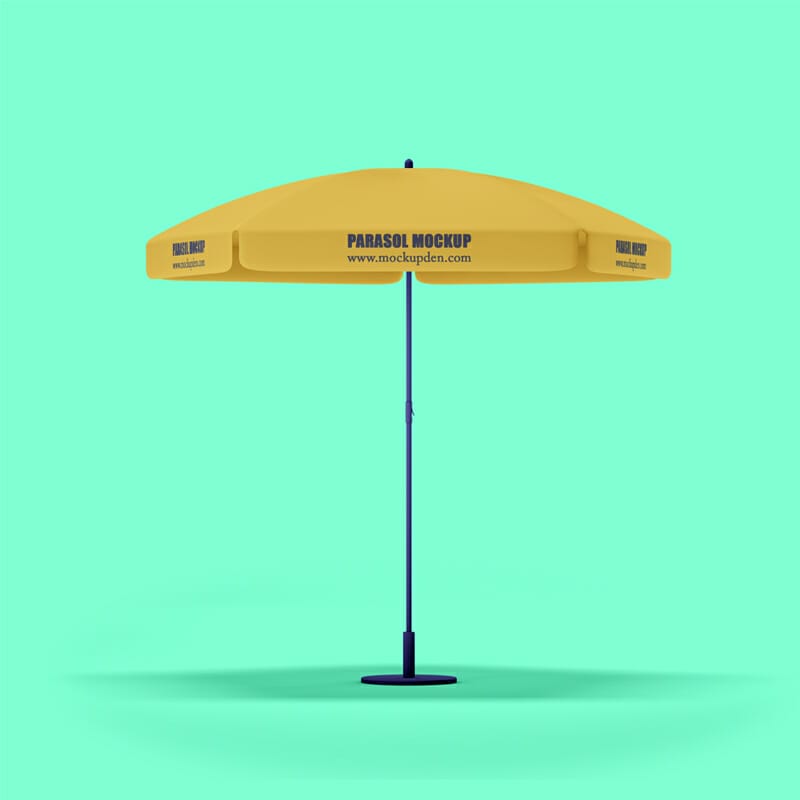 Free Parasol Mockup PSD Template