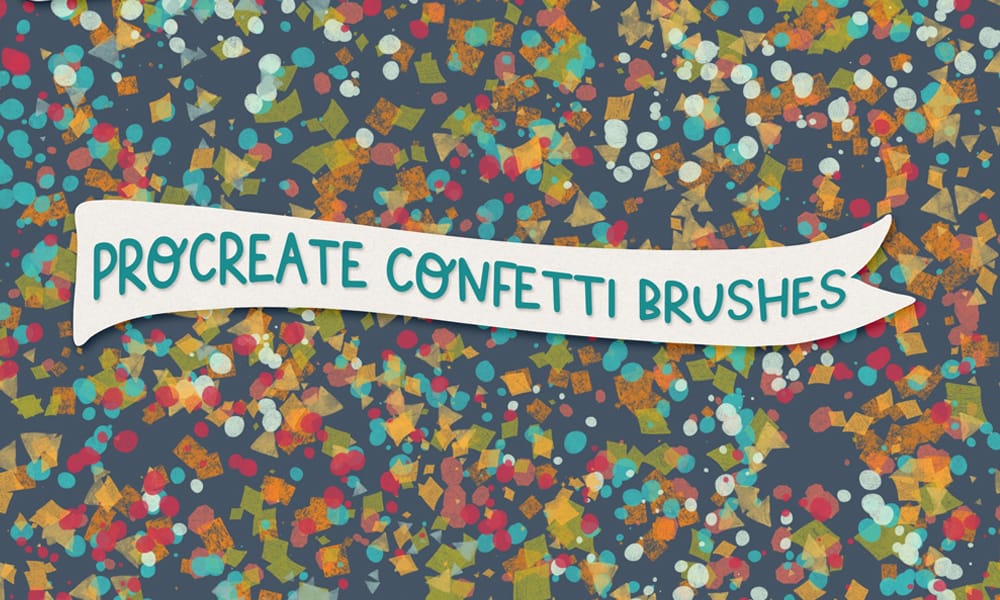 Free Procreate Confetti Brushes