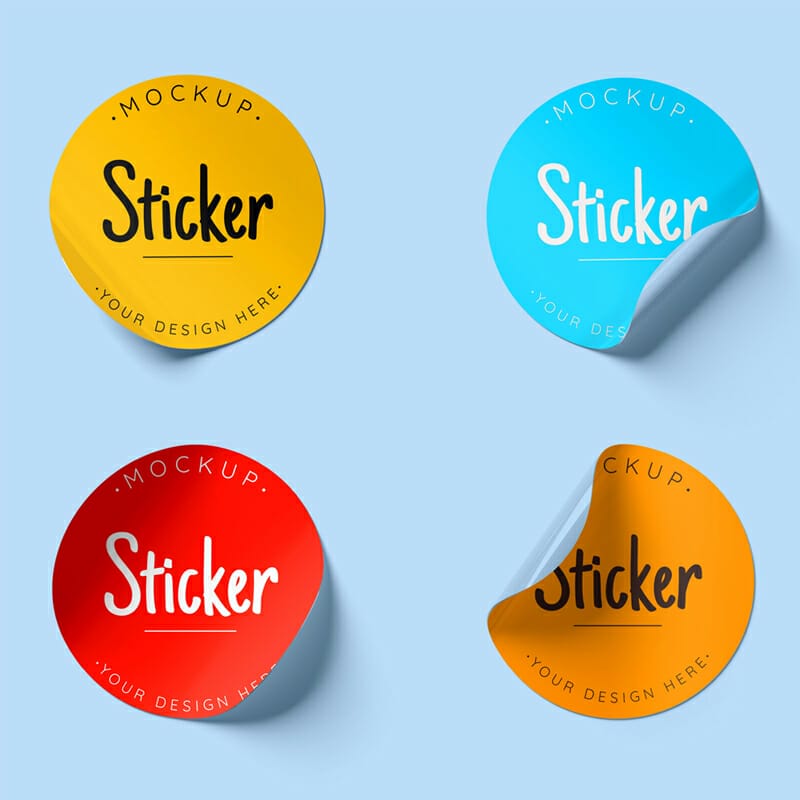 Free Sticker Mockup » CSS Author