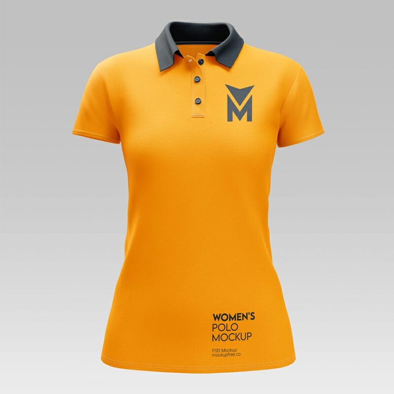 Free Women’s Polo Mockup