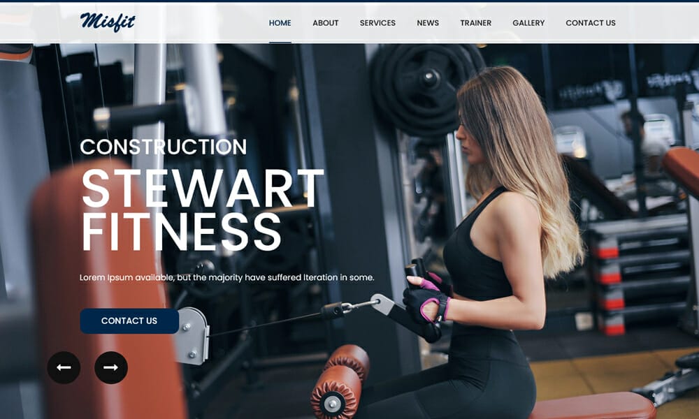 20+ Best Free Fitness HTML Templates » CSS Author