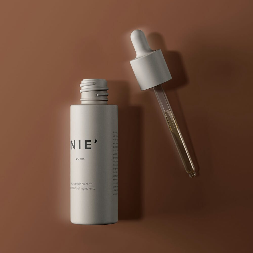 Plastic Dropper Bottle Mockup
