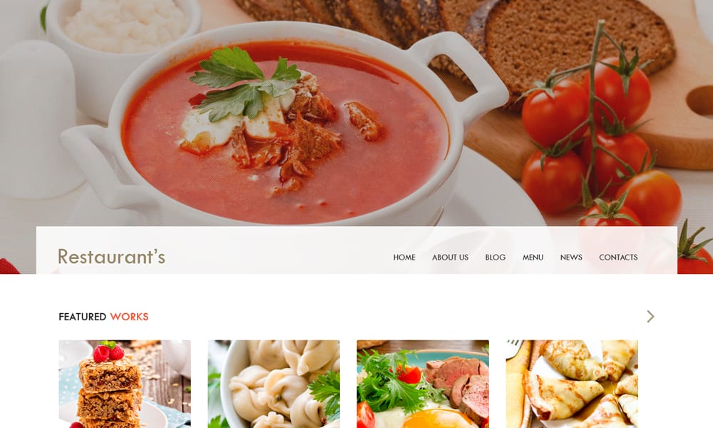 Restaurant Bootstrap