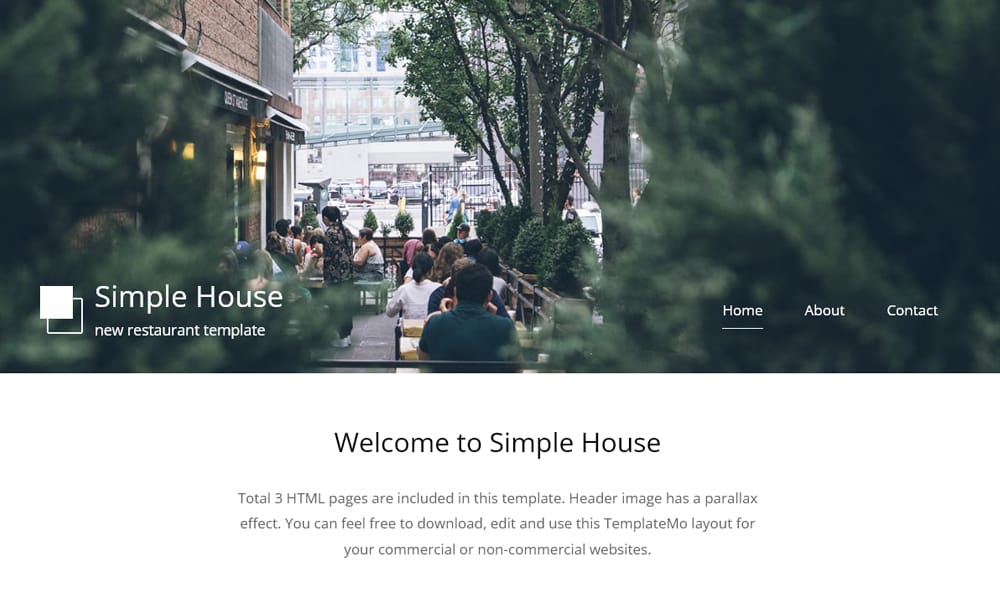 Simple House Template