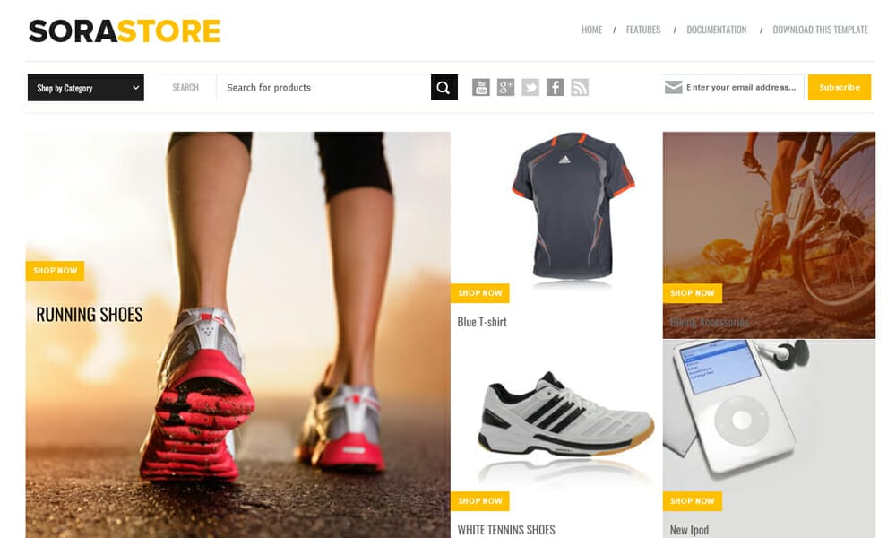 15+ Best Free Ecommerce Blogger Templates » CSS Author