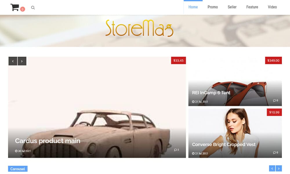 Storemag - Free Responsive Online Shop Blogger Template
