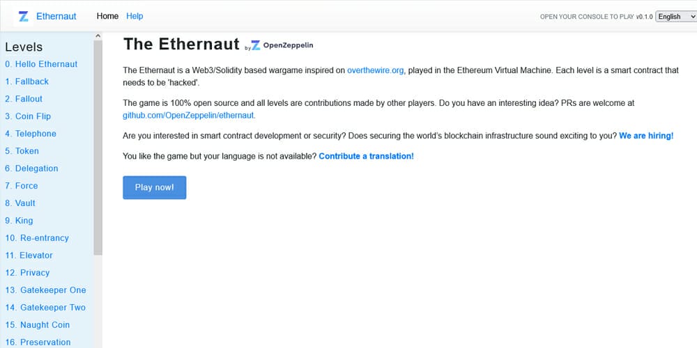 Useful Learning Resources For Web 3.0 Developers 20 The Ethernaut