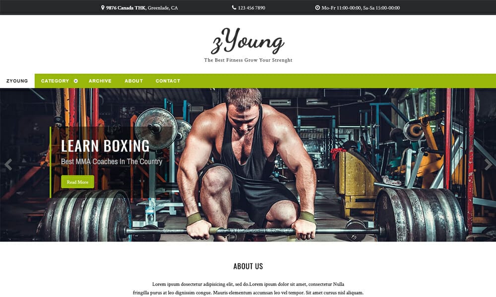 zYoung – Free Responsive Html5 Template