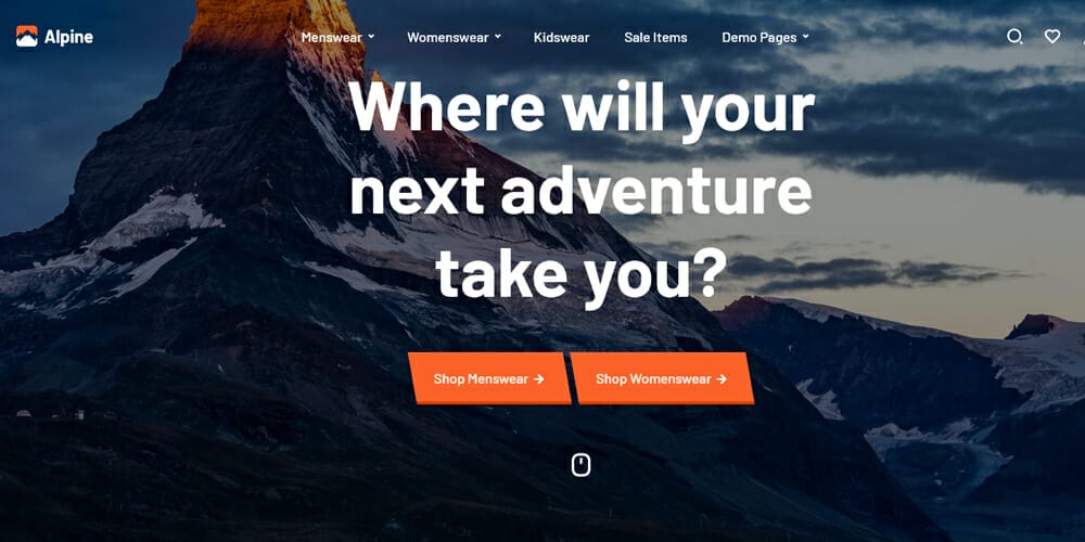 Free eCommerce Bootstrap Templates 51 Alpine