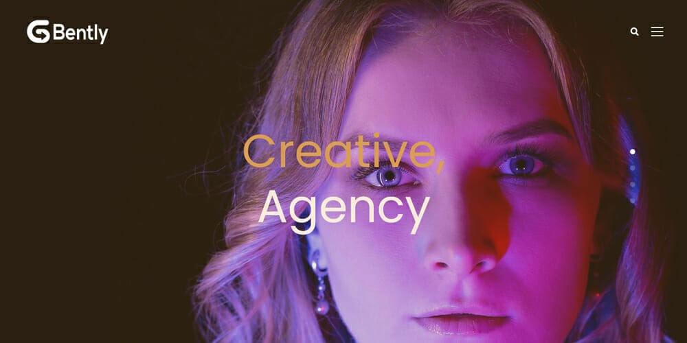 Free Bootstrap Portfolio Templates 87 Bently