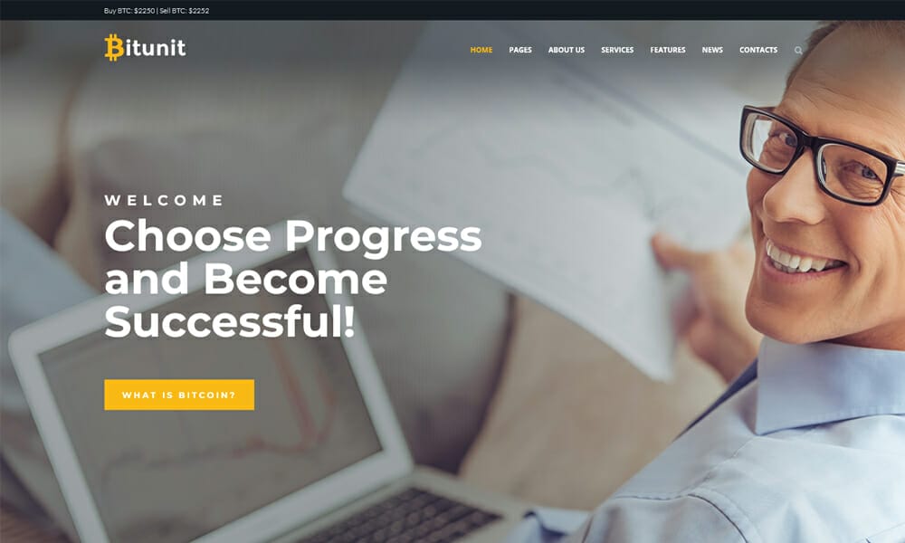 Bitunit Lite - Bitcoin Free WordPress Theme