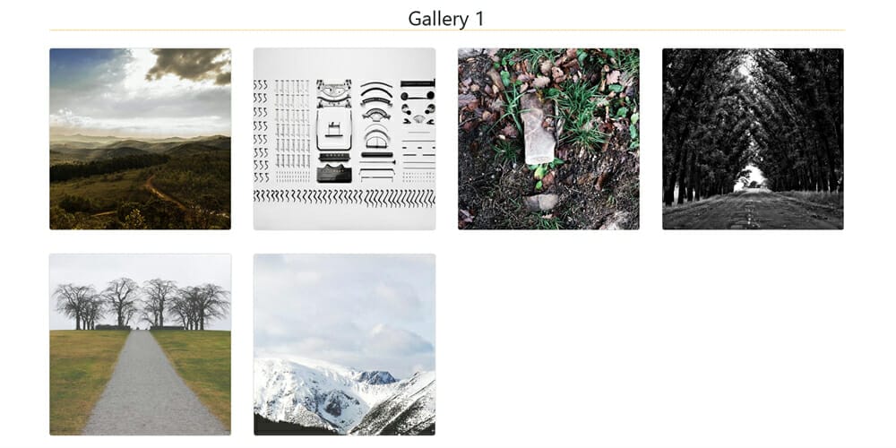 Bootstrap 4 Beta Gallery