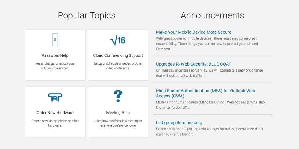 Bootstrap Grid Examples & Snippets
