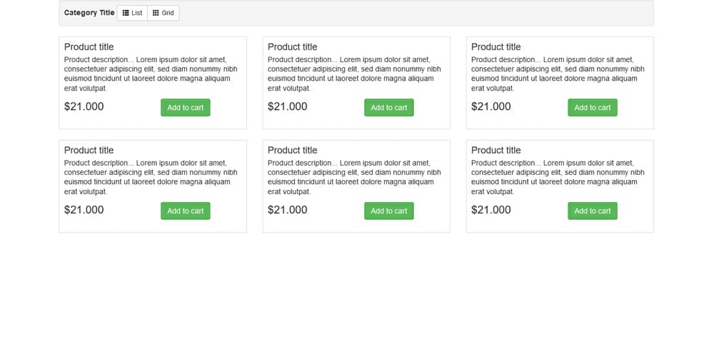 Bootstrap Grid Examples & Snippets