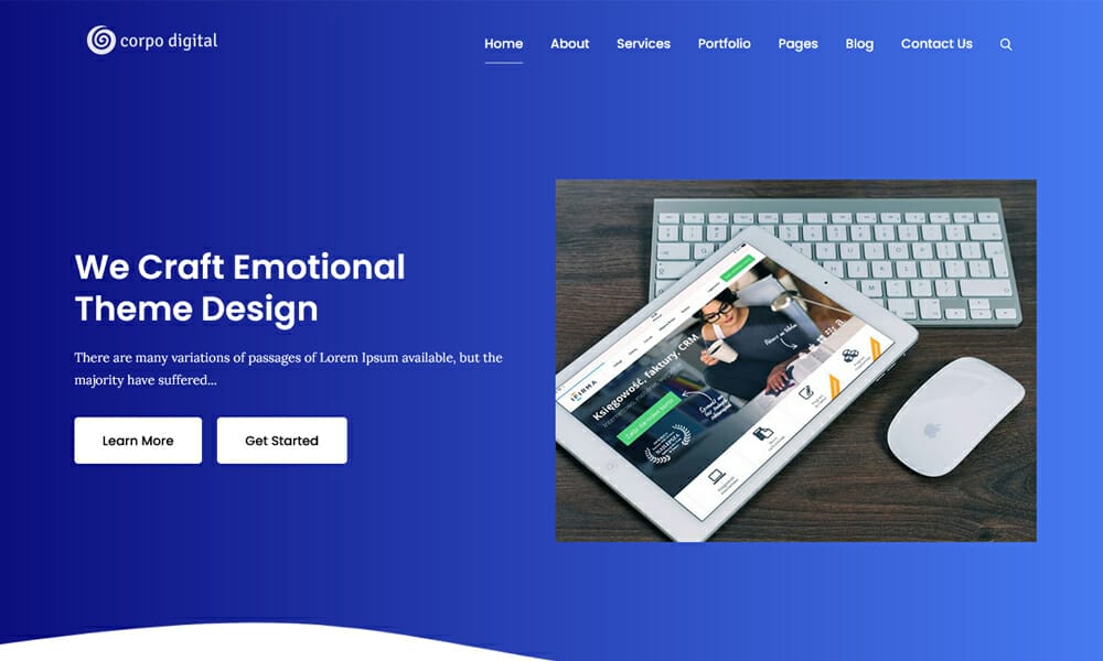 Corpo Digital - Free Digital Marketing Agency WordPress Theme