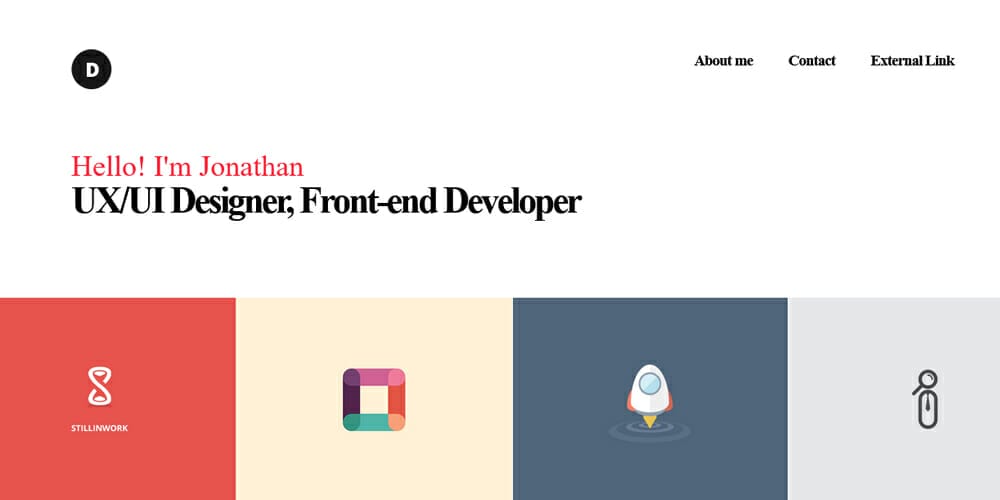 Free Bootstrap Portfolio Templates 60 Dsign Minimal Portfolio Bootstrap Template