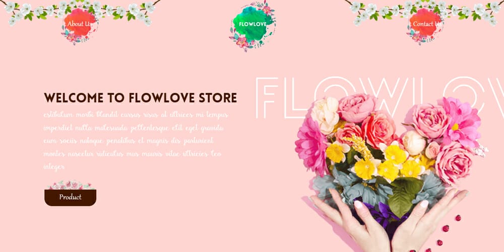 Free eCommerce Bootstrap Templates 63 Flowlove