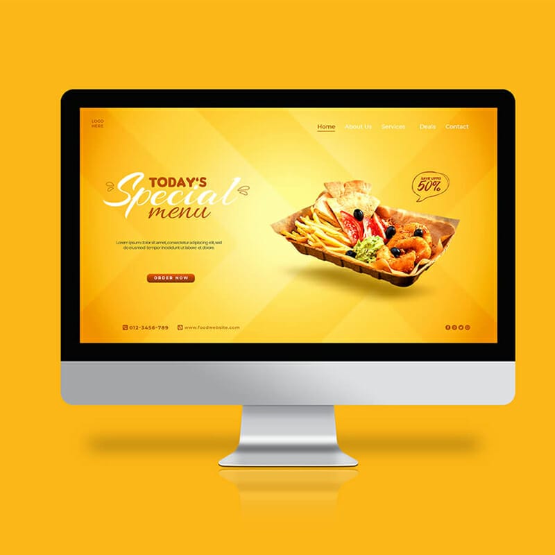 Free Ad Mockup PSD Template