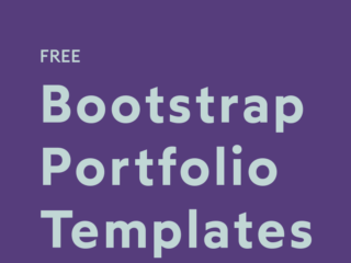 Free Bootstrap Portfolio Templates