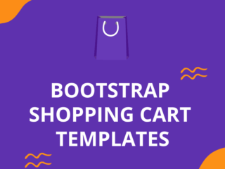 Free Bootstrap Shopping Cart Templates