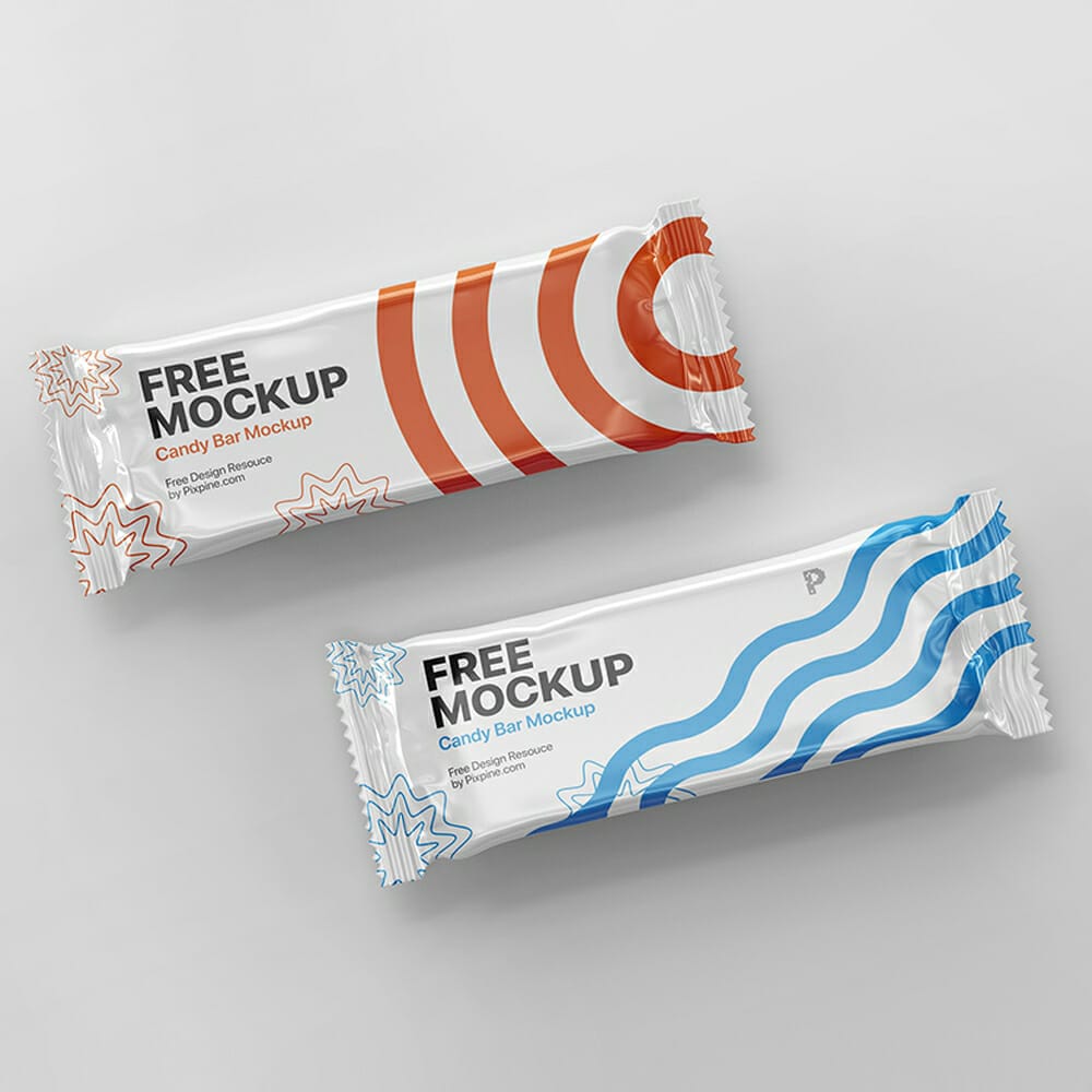 Free Candy Bar Mockup