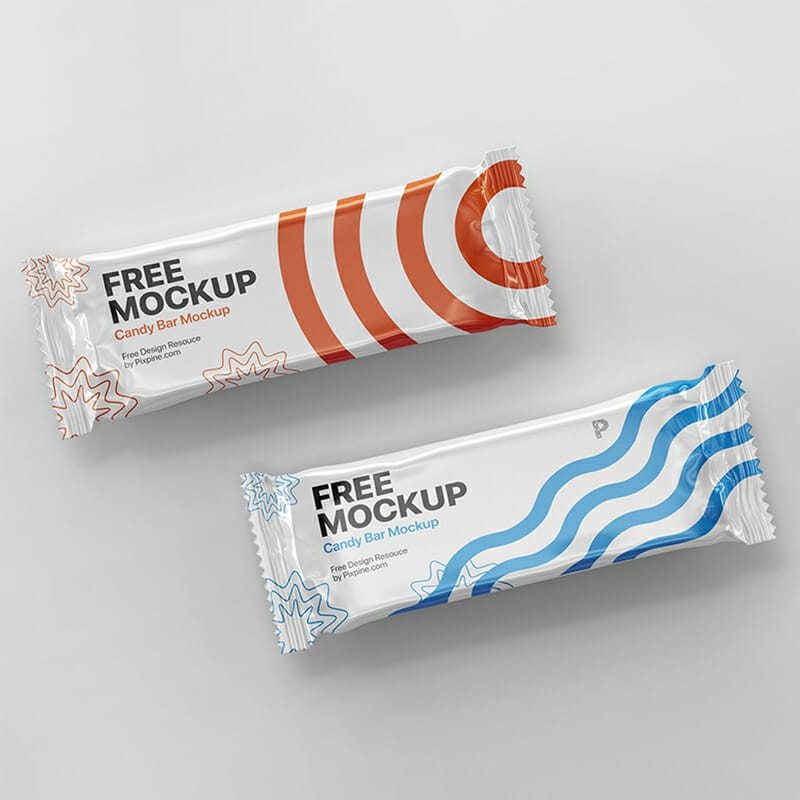 Free Candy Bar Mockup