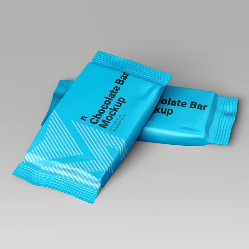 Free Chocolate Bar Mockup