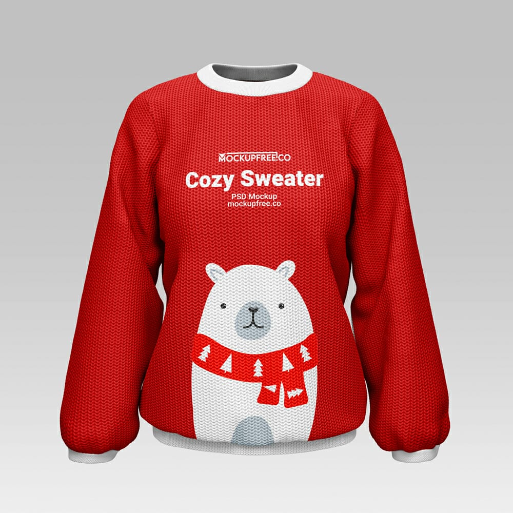 Free Cozy Sweater Mockup