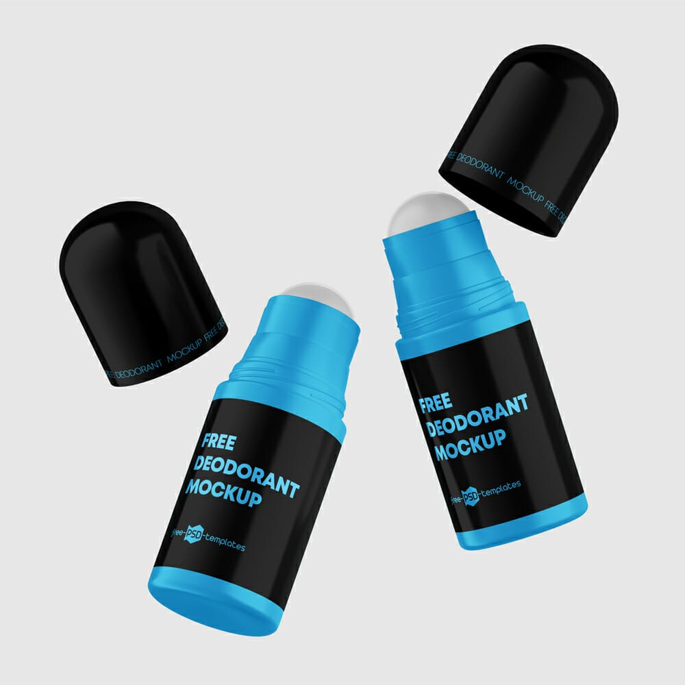 Free Deodorant Mockup Set