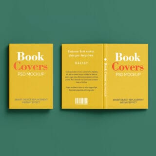 Free Front & Back Book Mockup » CSS Author