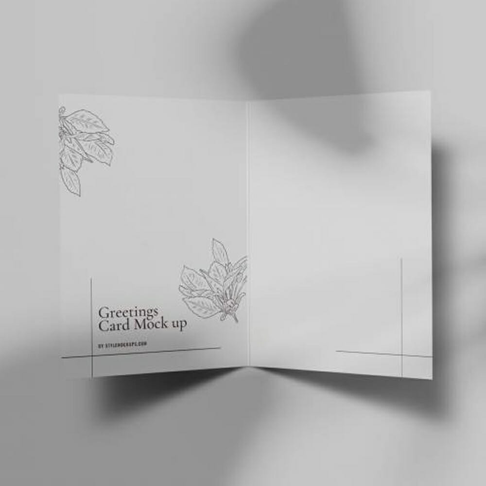 Free Greeting Card Mockup