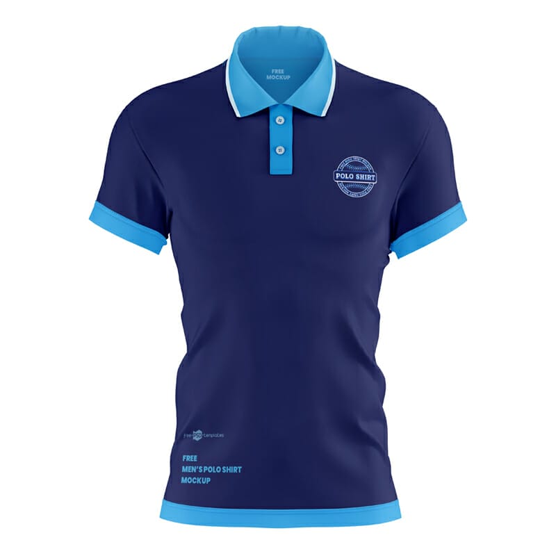 Free Men’s Polo Shirt Mockup