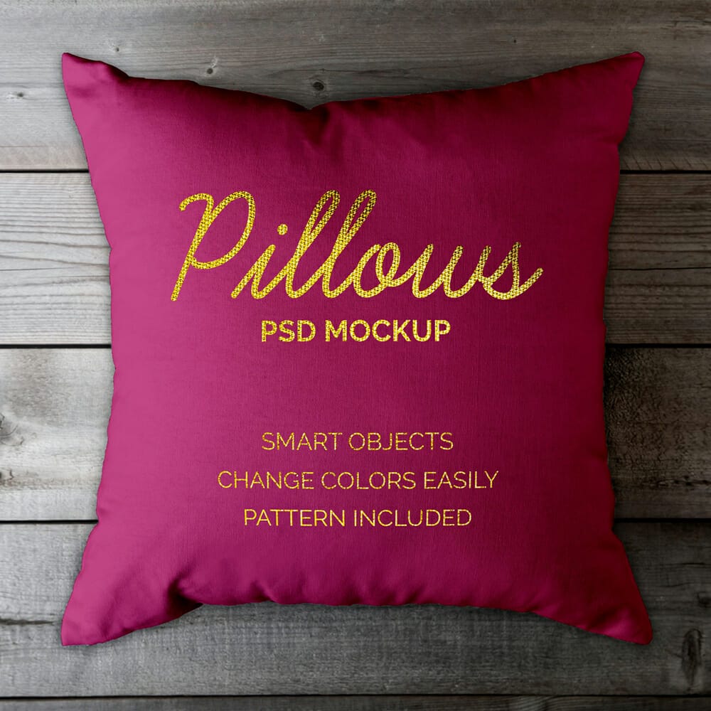 Free Pillow Mockup