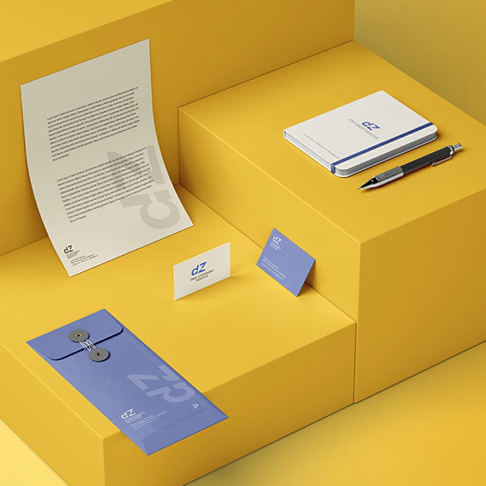 Free Premium Stationery Mockup