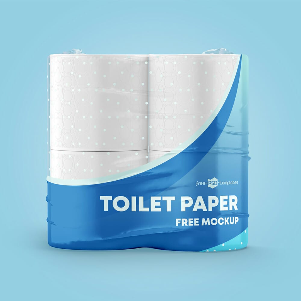 Free Toilet Paper Mockup