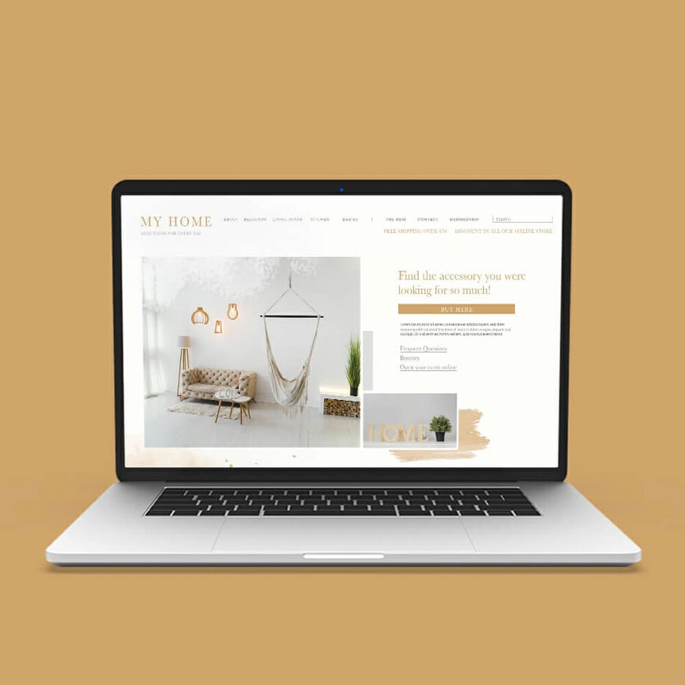 Free Web Banner Ad Mockup PSD Template