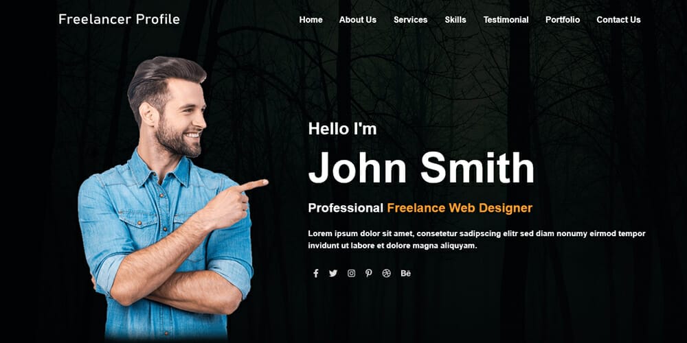 Freelancer Bootstrap Theme