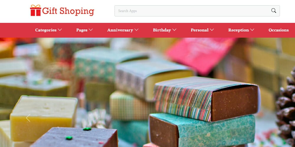 Free eCommerce Bootstrap Templates 40 Gift Shop Website Template