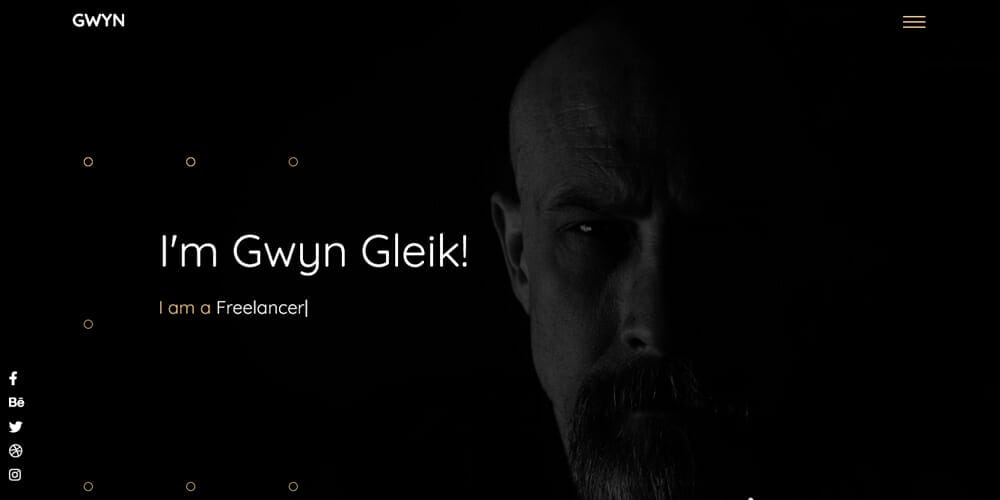 Free Bootstrap Portfolio Templates 33 Gwyn
