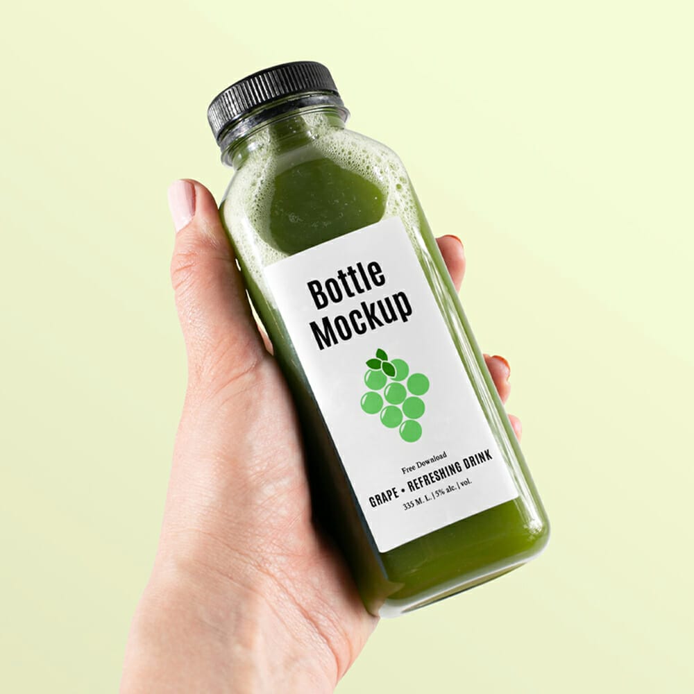 Healthy Bottle Mockup