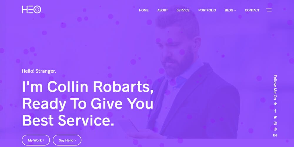 Free Bootstrap Portfolio Templates 72 Heo