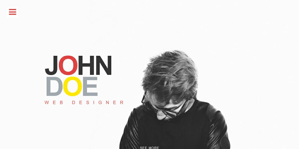Free Bootstrap Portfolio Templates 8 JohnDoe